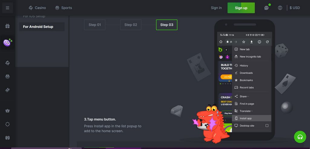 BC.Game Android Application Review 